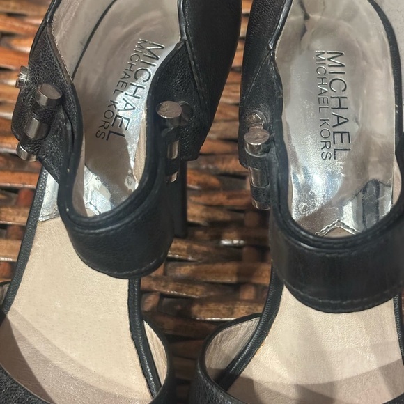 Michael Kors Black Peep-Toe Heels in size 9. Great condition! - Picture 10 of 15